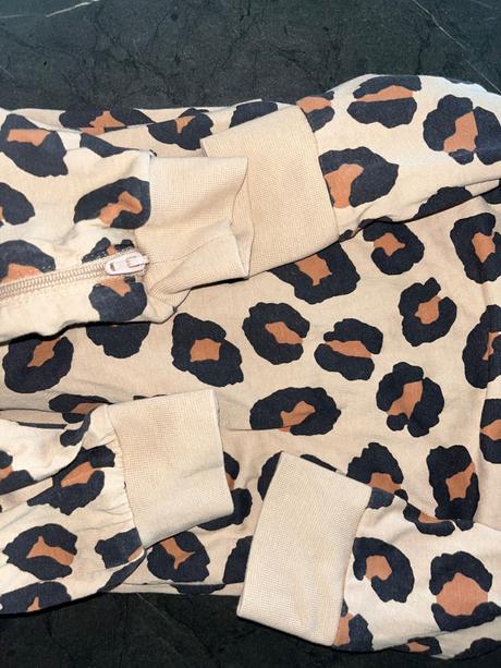 Pyžamo na zips v.56 leopard, lindex,56