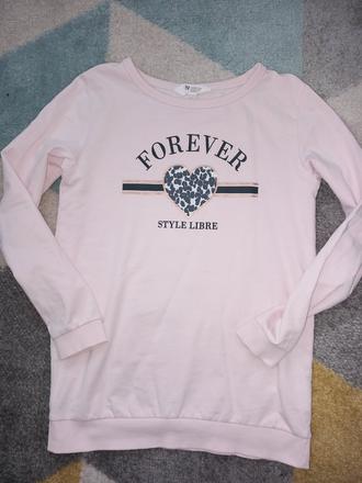 Predĺžená mikina, h&m,146