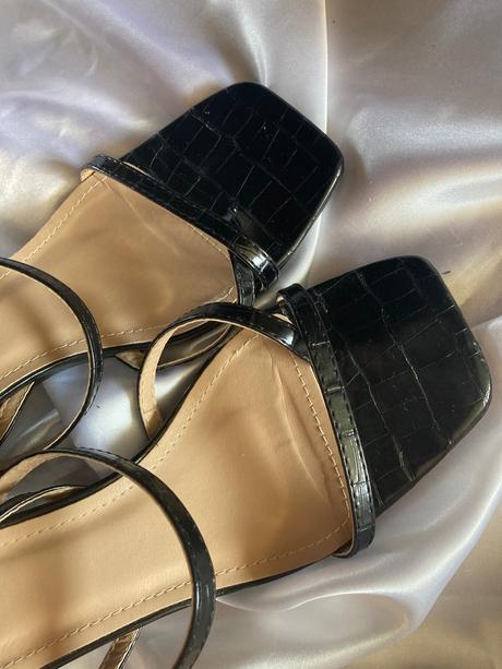 Čierne sandálky, 40