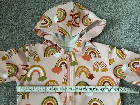 Brendon mikina na zips+kapucňa rainbow dúha 98, brendon,98