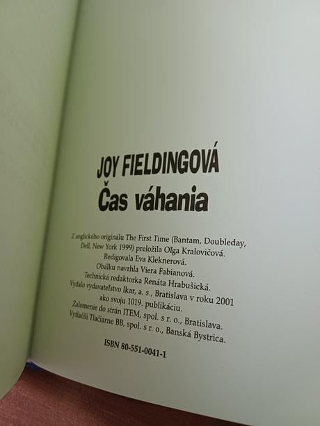Joy fieldingová - čas váhania, 