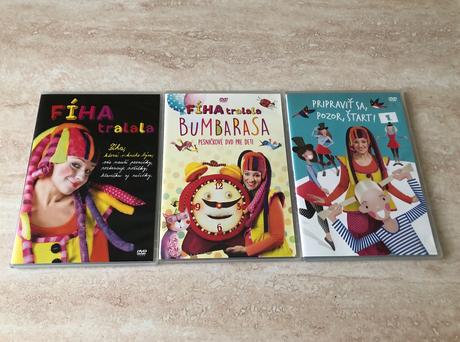 3 x krát dvd fíha tralala, top stav, 