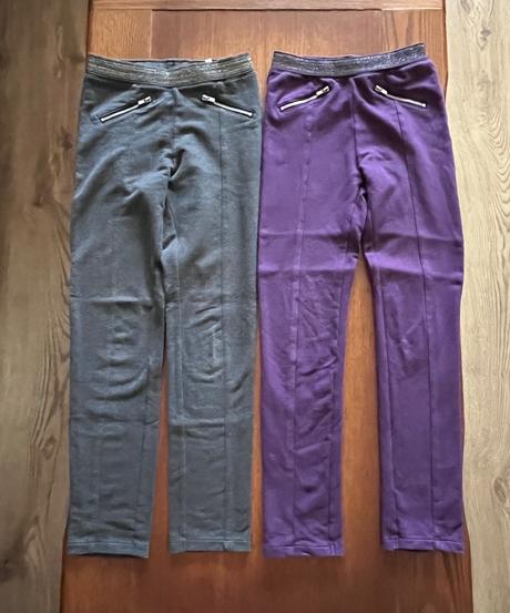 Zateplené legínky dvojbalenie, h&m,134