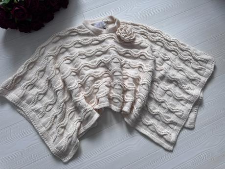 Zara - pletené pončo, pelerína, zara,xs