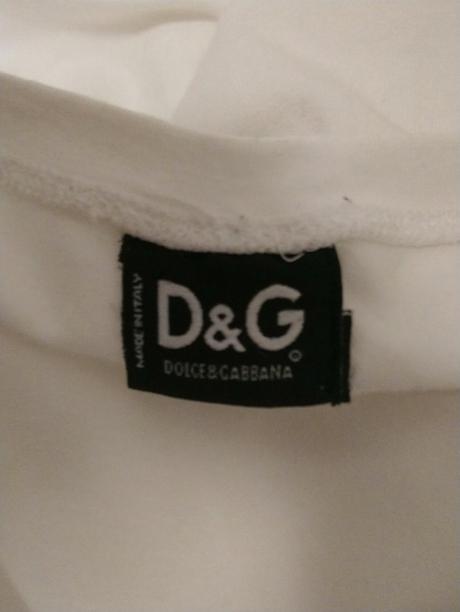 Biele tričko, nápis, dolce&gabana, 146-152 cm, 152