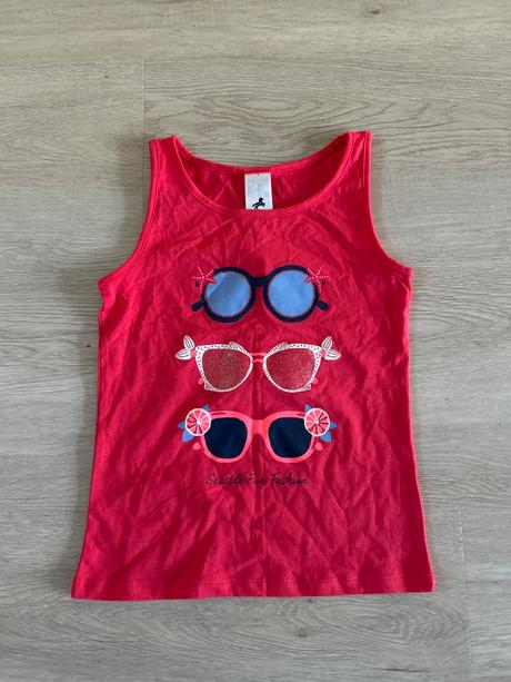 Dievcenske bavlnene tielko vel. 122, palomino,122