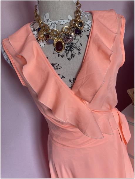 Zavinovacie maxi šaty zn.ola voga, 