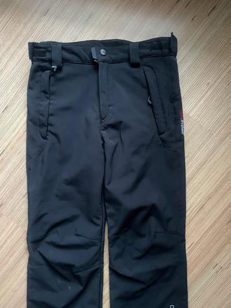 Outdoorové softshelove zateplené nohavice do snehu, cmp,152