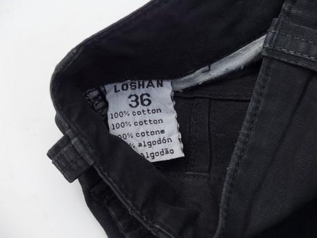 Bavlnené čierne kapsáče, xl