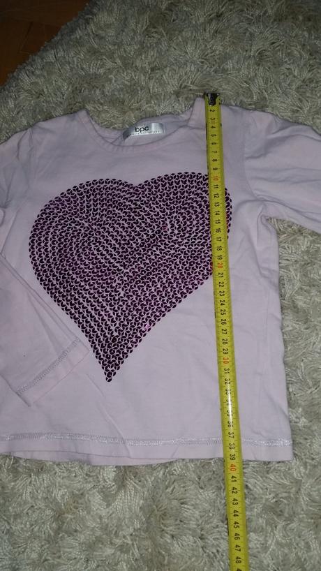 Tricko s flitrami, bonprix,104