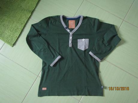 Zelene tricko s dlhym rukavom, m