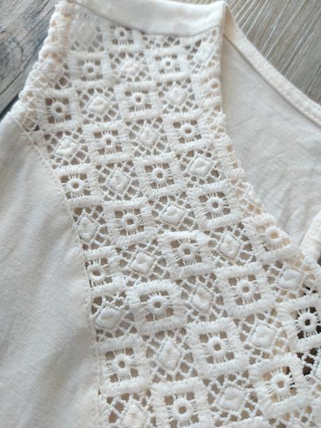 Smotanové letné šaty, h&m,m