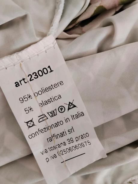 Elegantná vzorovaná blúzka v zelených tónoch, 38 / 40 / l / m