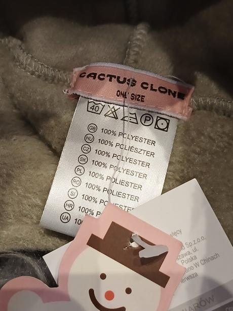 Dievčenský set čiapka šál rukavice khaki (uni), cactus clone,80 / 86 / 92