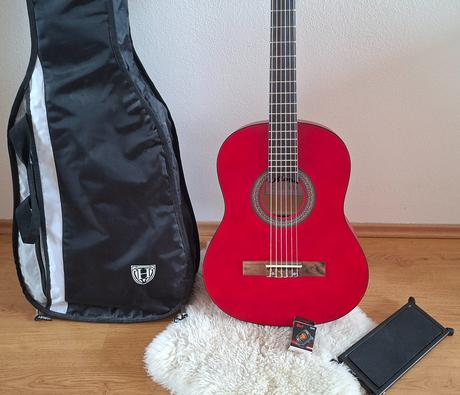 Blond cl-34 3/4 klasická gitara top stav,