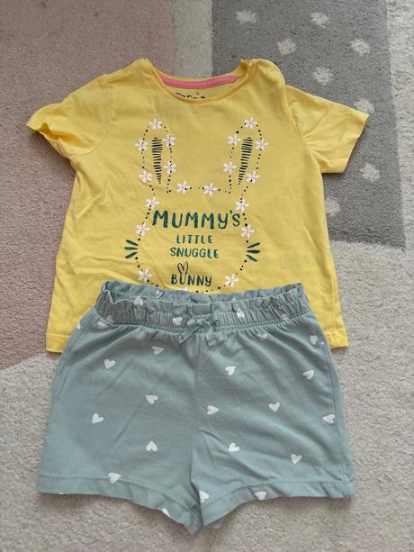 Kraťasy+ tričko, h&m,80