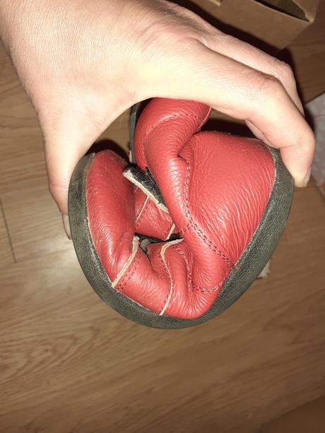 Kožené barefoot čizmičky little blue lamb s ovčím, little blue lamb,27