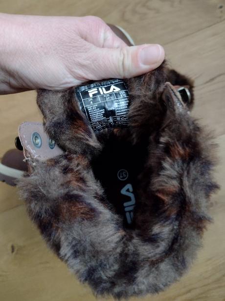Prechod až mierna zima topánky fila, fila,37