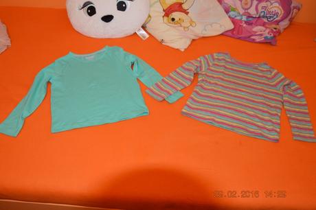 2 ks tričká s dlhym rukávom, lupilu,98