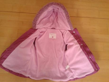 Ružová zimná bunda, c&a,98