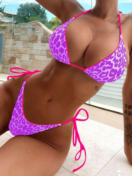 Bikiny leopard, l / m / s / xs