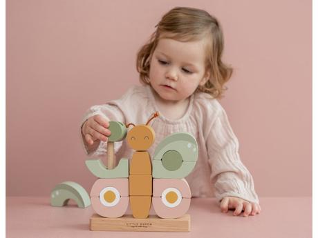 Little dutch motýľ drevený skladací, 