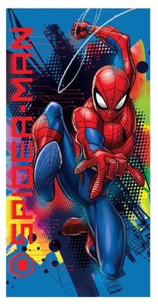 Detská osuška 70x137 spiderman blue - rýchloschnúc,