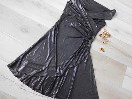 Šaty krástke pružné do leskla 40v, m, m
