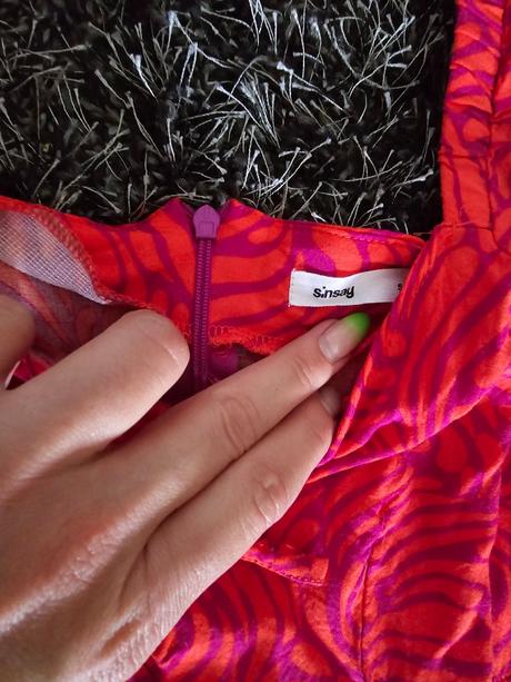 Vzorované šaty, sinsay,m