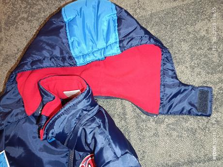 Chlapčenská zimná bunda spiderman, 98