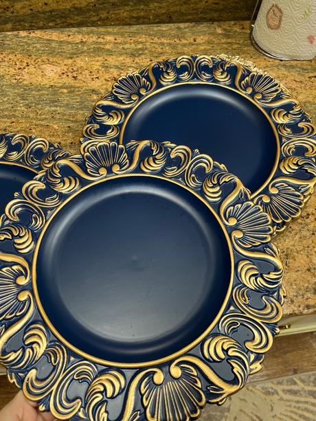 Klubové taniere modré, 