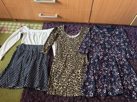 Sada 3 ks šiat s dlhým rukávom veľ. 140 - 152, 140