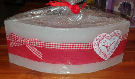 Svietnik s 2 caj.svieckami jelen,