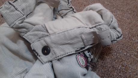 Zateplené nohavice menčestrové, dopodopo,92