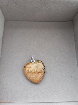 Srdiečko béžové,