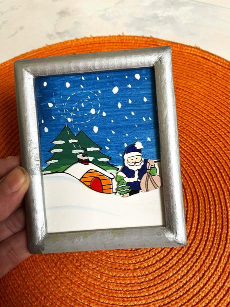 Vianočné insitné obrázky 2 ks,