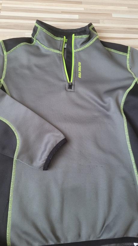 Siva sportova mikina, alpine pro,140