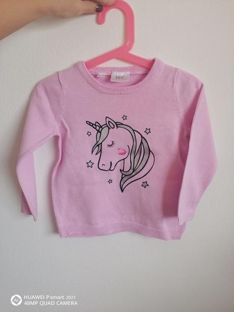 Tenký svetrík jednorožec, bonprix,98