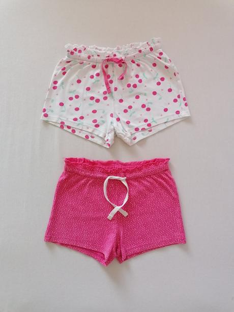 2x bavlnene šortky 92/98, h&m,92