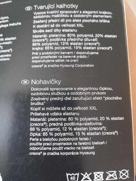 Nohavičky, esmara,l