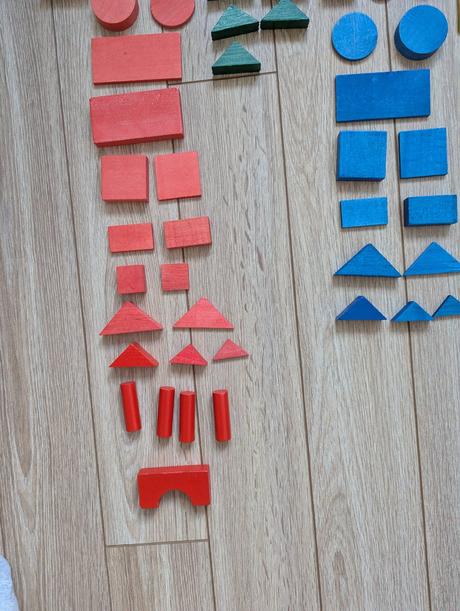 Drevene farebne kocky, 