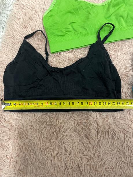 3pack elastických podprseniek, xs