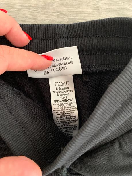 Kraťasy s tričkom batman next 74, next,74