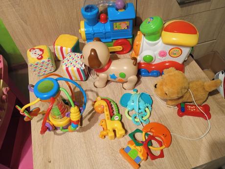 Zvukové hračky a hračky od 1. roka, 