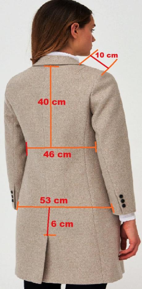 Novy dámsky kabát, sinsay,36