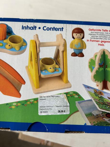 Hape - detsky dreveny set - na ihrisku,