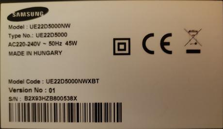 Tv samsung 22', samsung