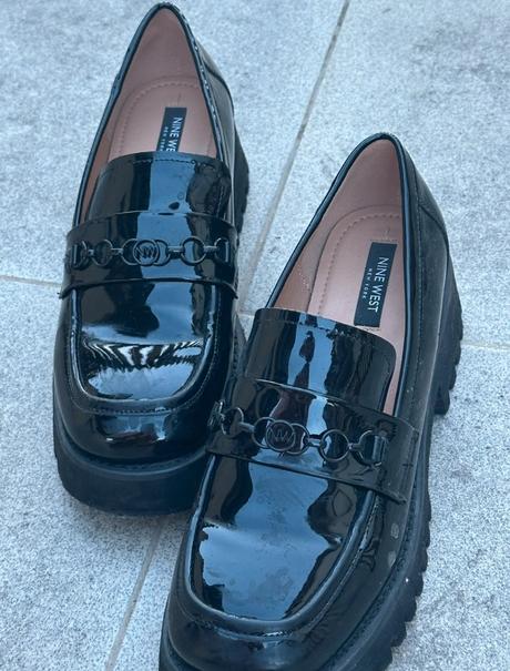Lakované mokasíny nine west - veľkosť 40, nine west,40