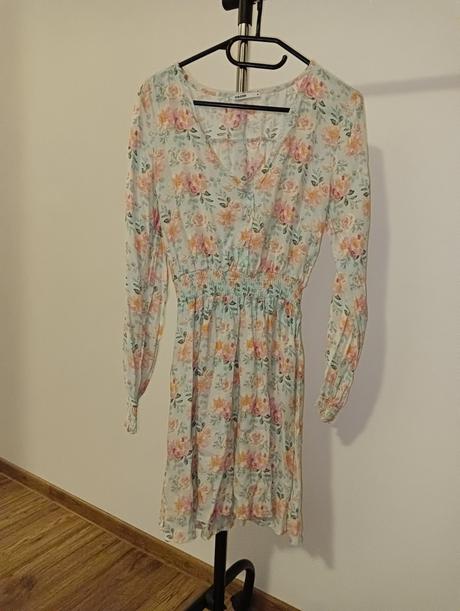 Šaty potlač kvety, m