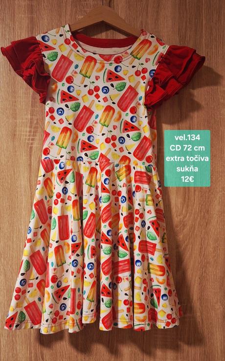 Letne šaty 134, 134
